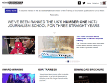 Tablet Screenshot of newsassociates.co.uk